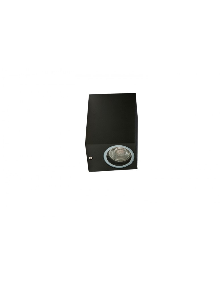 Outdoor wall lamps - Azzardo RIMINI 2 SQUARE IP54 2xGU10 Outdoor Black Wall Mounted AZ4268. - product kolory-swiatla.pl 2
