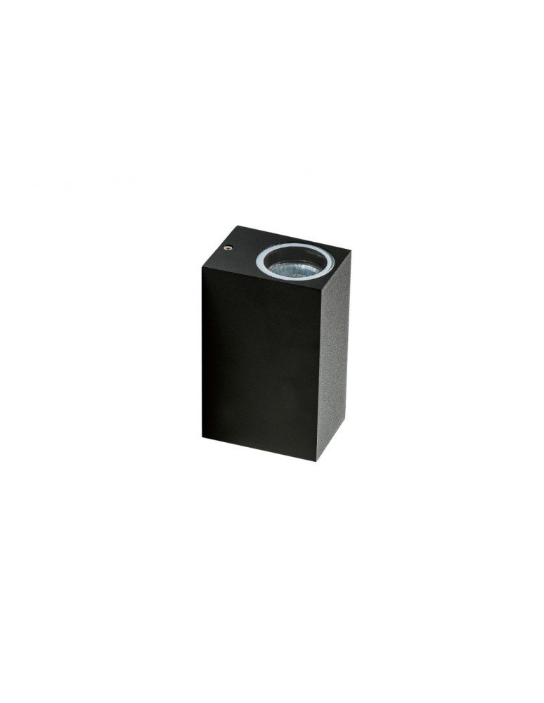 Outdoor wall lamps - Azzardo RIMINI 2 SQUARE IP54 2xGU10 Outdoor Black Wall Mounted AZ4268. - product kolory-swiatla.pl 3