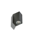 Outdoor wall lamps - Azzardo RIMINI 1 SQUARE IP54 1xGU10 Outdoor Dark Grey Wall Mount AZ4312. - product 1