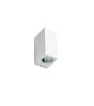 Outdoor wall lamps - Azzardo RIMINI 2 SQUARE IP54 2xGU10 Outdoor White Wall Mount AZ4314. - product 1