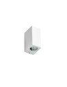 Azzardo RIMINI 2 SQUARE IP54 2xGU10 Outdoor White Wall Mount AZ4314.