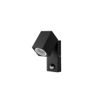 Outdoor lights with motion sensor - Azzardo GORAN IP54 SENSOR 1xGU10 Outdoor Black Wall Mount AZ4695. - product 1