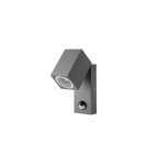 Outdoor lights with motion sensor - Azzardo GORAN IP54 SENSOR 1xGU10 Outdoor Dark Grey Wall Mount AZ4696. - product 1