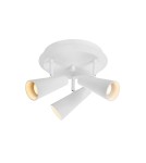 Spotlight ceiling lamps - Markslojd CREST Ceiling 3L Round White Sandblasted 3xGU10 108203 - product 1