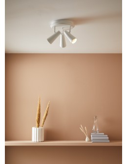 Markslojd CREST Sufitowa 3L Okrągła Biały Piaskowany 3xGU10 108203 - produkt 2