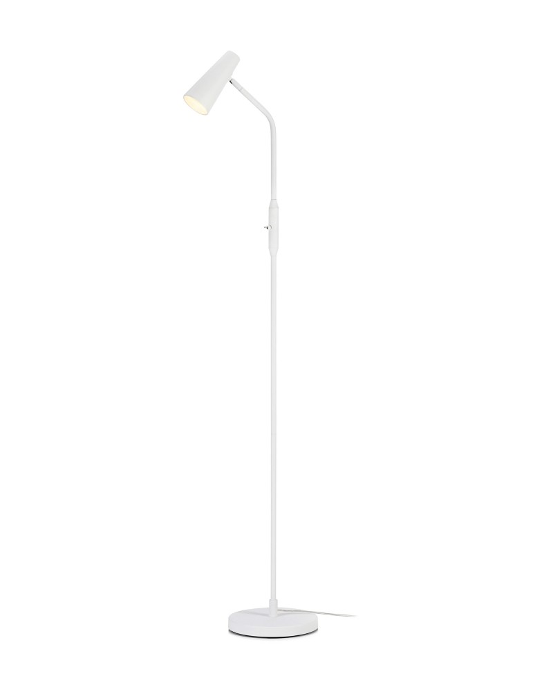 Youth floor lamps - Markslojd CREST Floor 1L White Sandblasted 1xGU10 108205 - product kolory-swiatla.pl 1