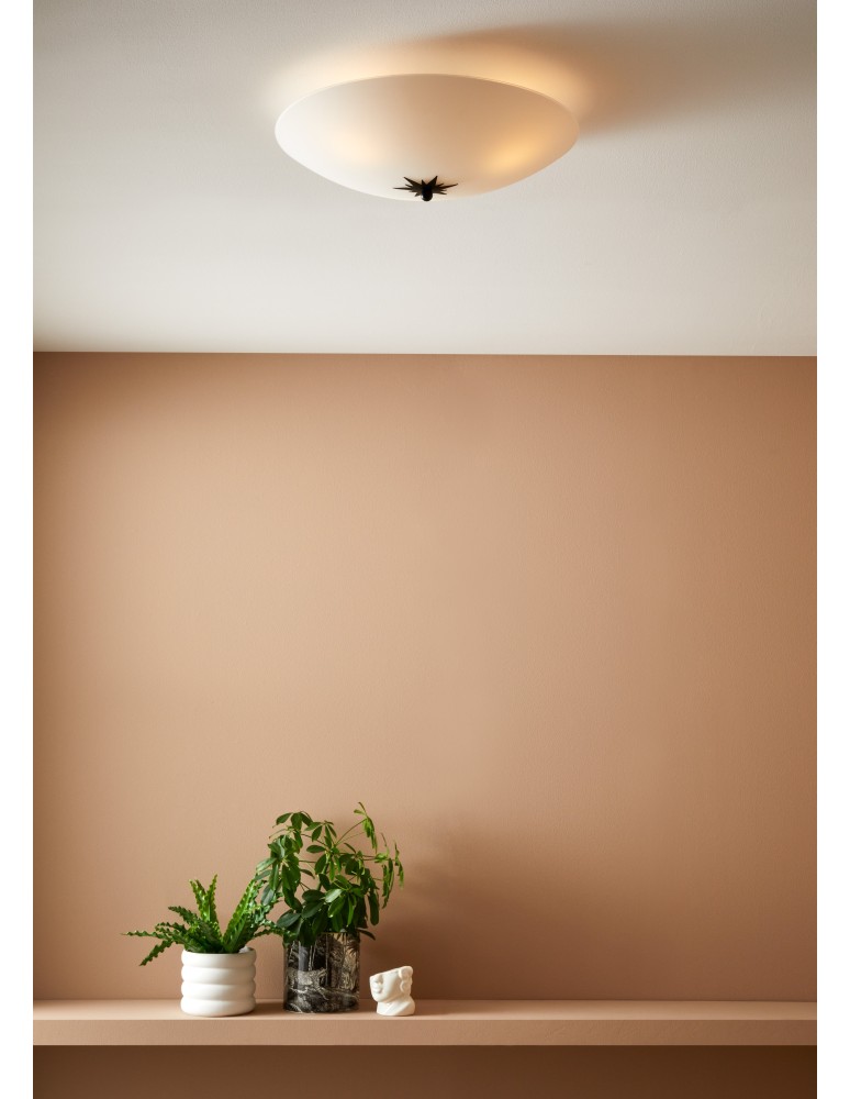 Lampy sufitowe - Markslojd ROSE Plafon 43cm Biały/Czarny 3xE14 108208 - produkt kolory-swiatla.pl 2