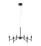 Modern chandeliers - Markslojd MONARCH Pendant 6L Black 6xE14 108209 - product 1