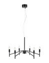 Markslojd MONARCH Pendant 6L Black 6xE14 108209