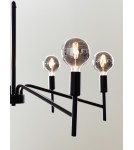 Modern chandeliers - Markslojd MONARCH Pendant 6L Black 6xE14 108209 - product 3