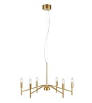 Modern chandeliers - Markslojd MONARCH Pendant 6L Painted Gold 6xE14 108210 - product 1