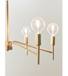 Modern chandeliers - Markslojd MONARCH Pendant 6L Painted Gold 6xE14 108210 - product 3