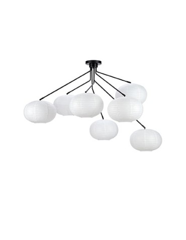 Markslojd GALAXY Ceiling 7L Black/White 7xE14 108216