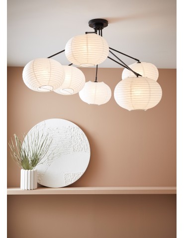 Markslojd GALAXY Ceiling 7L Black/White 7xE14 108216 - product 2