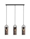 Markslojd GLORY Pendant 3L Black/Smoky 3xE27 108219