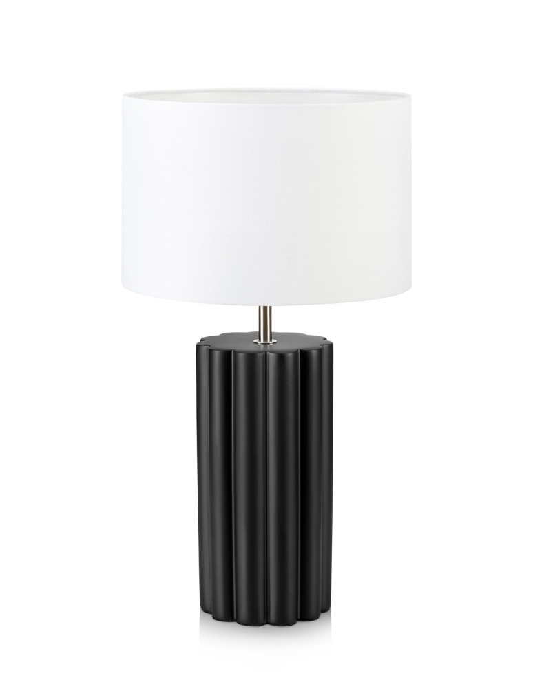 Nightlights - Markslojd COLUMN Table Black/White 1xE14 108221 - product kolory-swiatla.pl 1
