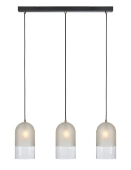 Markslojd COPE Pendant 3L Frosted/Transparent/Black 3xE14 108226