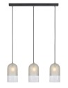 Markslojd COPE Pendant 3L Frosted/Transparent/Black 3xE14 108226