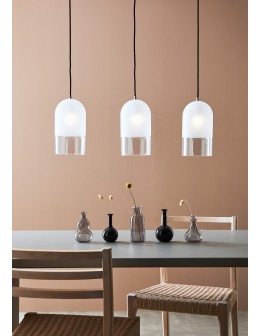 Markslojd COPE Pendant 3L Frosted/Transparent/Black 3xE14 108226 - product 2