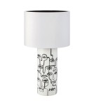 Table lamps with lampshade - Markslojd FAMILY Table 1L White 1xE27 108246 - product 1