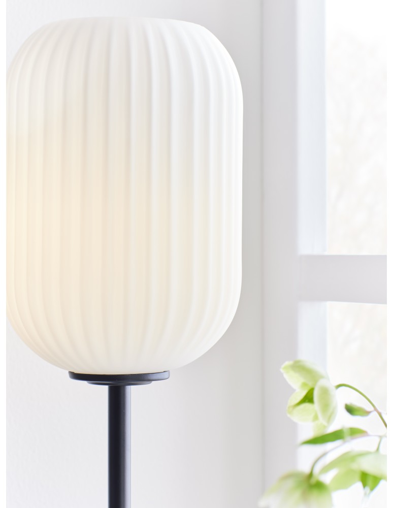 Table lamps - Markslojd CAVA Table 1L Black/White 1xE14 108252 - product kolory-swiatla.pl 3