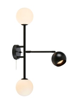 Markslojd BESIDE Ścienna/Kinkiet 3L Czarny/Biały 3xG9/GU10 108255