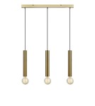 Triple pendant lamps - Markslojd SENCILLO Pendant 3L Brass 3xE27 108261 - product 1