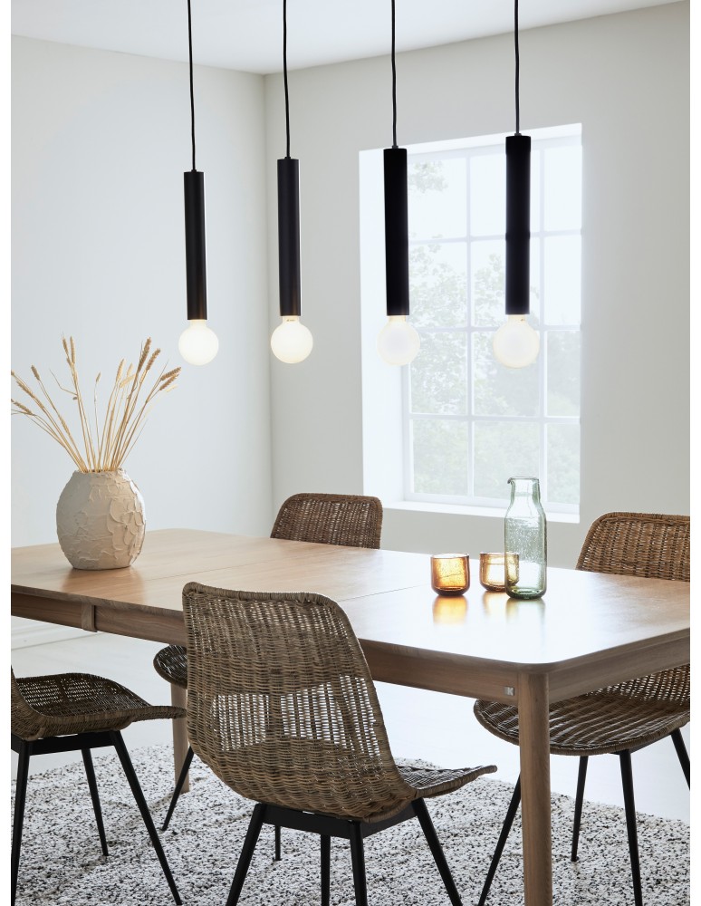 Pendant lamps on a strip - Markslojd SENCILLO Pendant 4L Brass 4xE27 108263 - product kolory-swiatla.pl 2