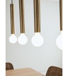 Pendant lamps on a strip - Markslojd SENCILLO Pendant 4L Black 4xE27 108264 - product 3