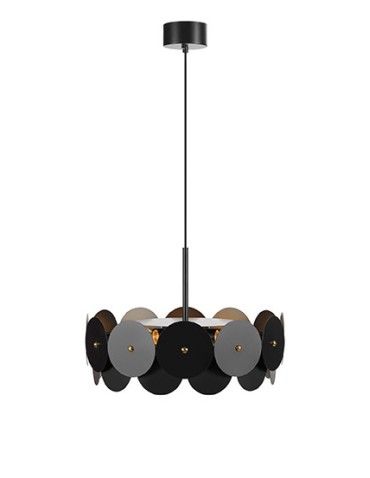 Markslojd VEGAS Pendant 3L Black/Brass 3xE27 108265