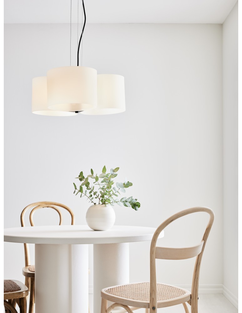 Pendant lamps - Markslojd OTURO Pendant 3L White 3xE14 108266 - product kolory-swiatla.pl 2
