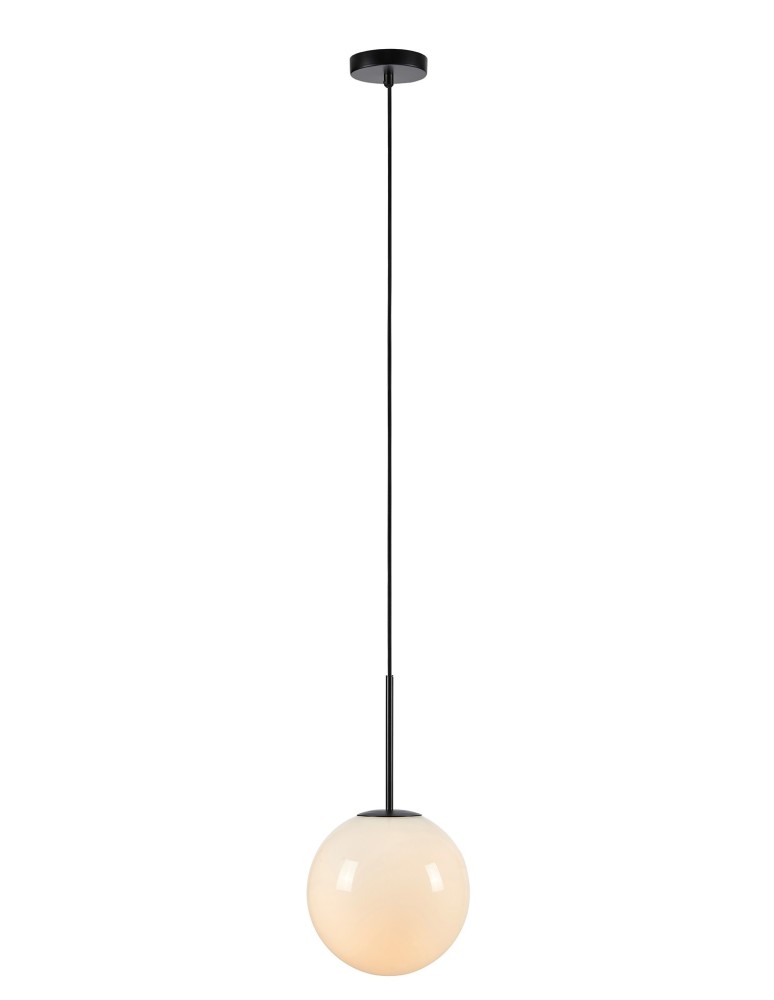Pendant lamps - Markslojd DIONE Pendant 1L White/Black 1xE14 108267 - product kolory-swiatla.pl 1