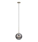 Pendant lamps - Markslojd DIONE Pendant 1L Smoky/Antique 1xE14 108268 - product 1