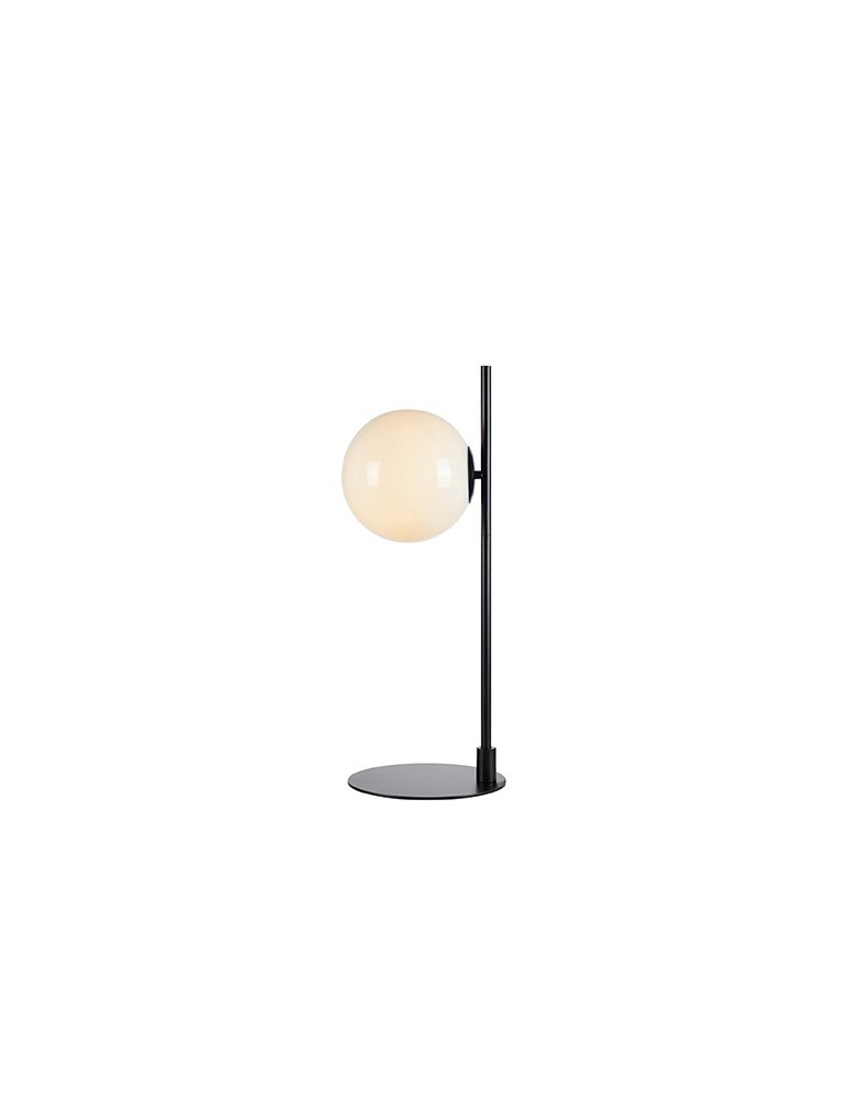 Scandinavian style table lamps - Markslojd DIONE Table 1L Black/White 1xE14 108271 - product kolory-swiatla.pl 1