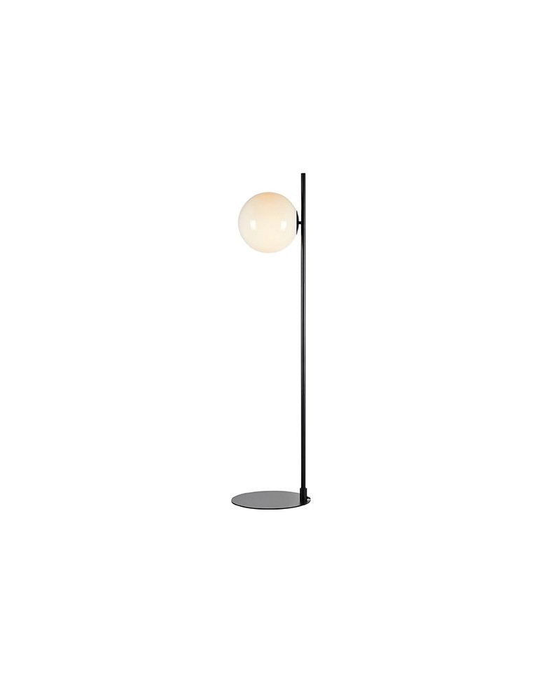 Floor lamps - Markslojd DIONE Floor 1L Black/White 1xE14 108273 - product kolory-swiatla.pl 1
