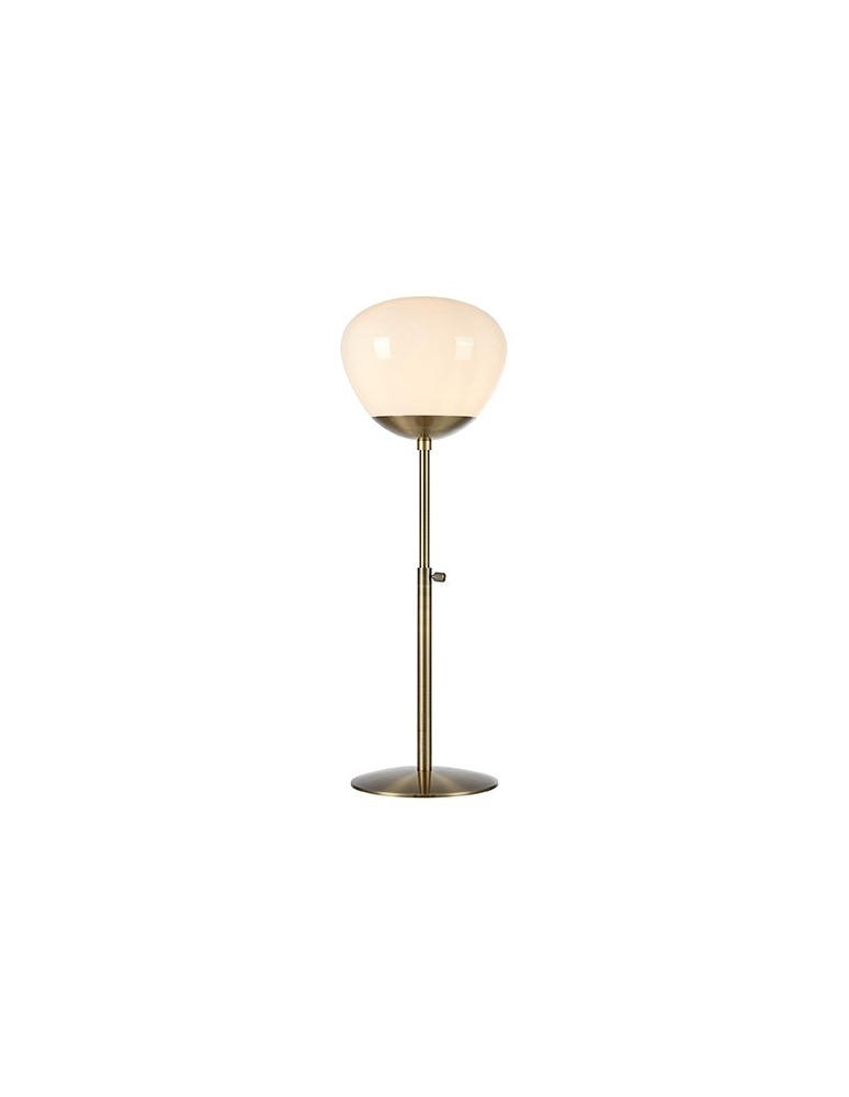 Scandinavian style table lamps - Markslojd RISE Table 1L Antique/White 1xE27 108275 - product kolory-swiatla.pl 1