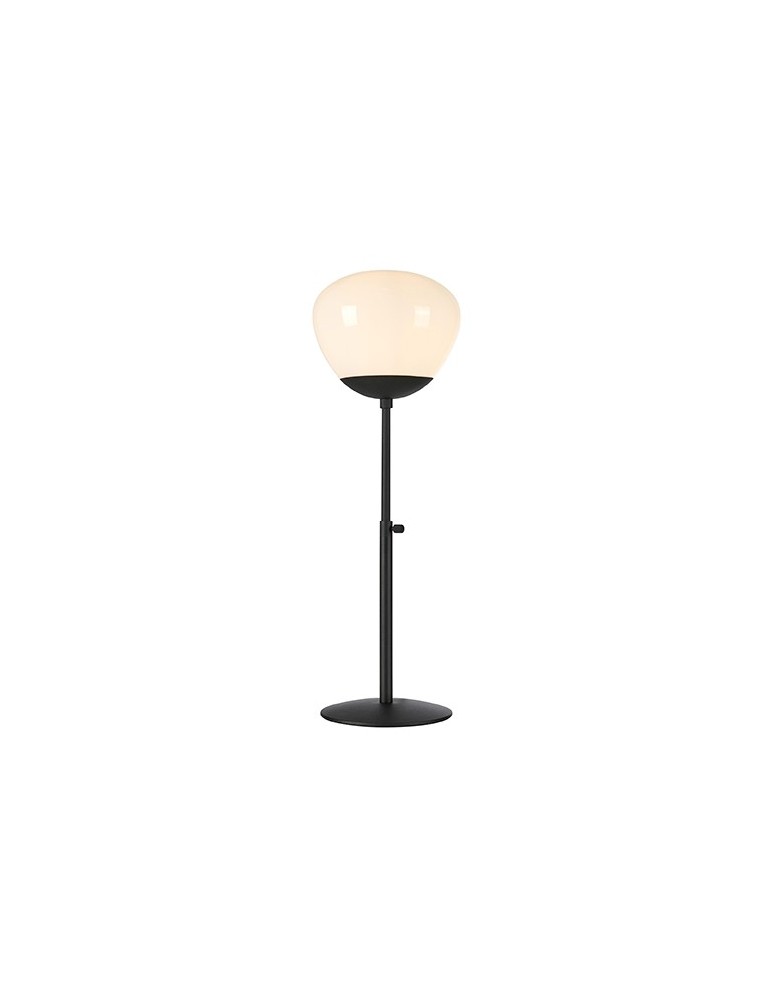 Scandinavian style table lamps - Markslojd RISE Table 1L Black/White 1xE27 108276 - product kolory-swiatla.pl 1