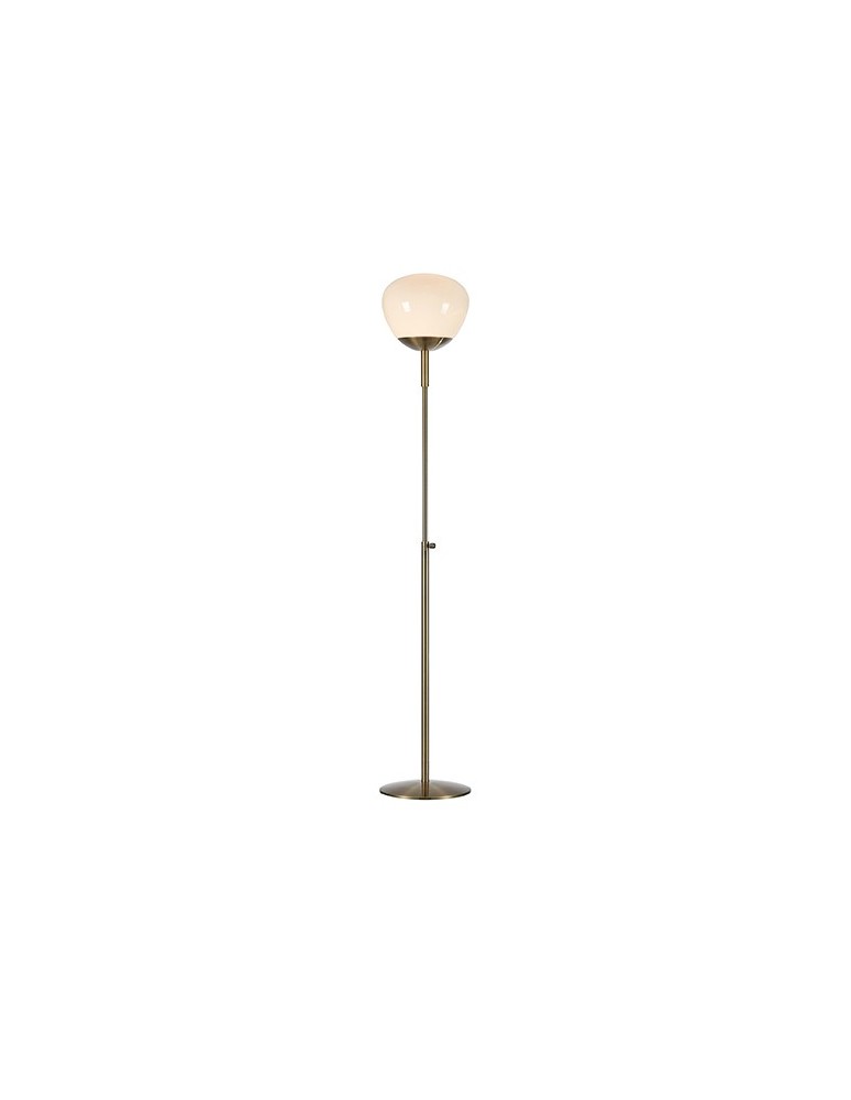 Floor lamps - Markslojd RISE Floor 1L Antique/White 1xE27 108277 - product kolory-swiatla.pl 1