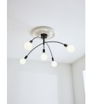 Scandinavian style ceiling lamps - Markslojd CRUX Ceiling 5L Black 5xE27 108280 - product 2