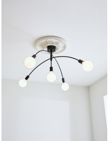 Markslojd CRUX Ceiling 5L Black 5xE27 108280 - product 2