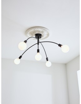 Markslojd CRUX Sufitowa 5L Czarny 5xE27 108280 - produkt 2