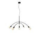 Pendant lamps - Markslojd CRUX Pendant 5L Black 5xE27 108282 - product 1