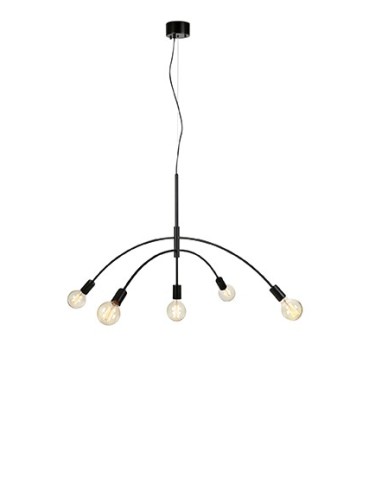 Markslojd CRUX Pendant 5L Black 5xE27 108282