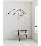 Pendant lamps - Markslojd CRUX Pendant 5L Black 5xE27 108282 - product 2