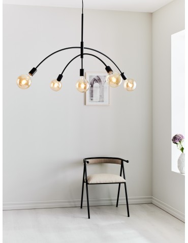 Markslojd CRUX Pendant 5L Black 5xE27 108282 - product 2