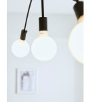 Scandinavian style ceiling lamps - Markslojd CYGNUS Ceiling 5L Black 5xE27 108284 - product 3