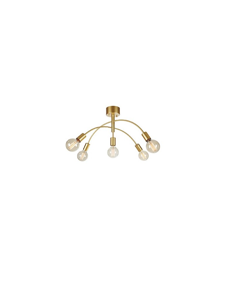 Scandinavian style ceiling lamps - Markslojd CYGNUS Ceiling 5L Gold Painted 5xE27 108285 - product kolory-swiatla.pl 1