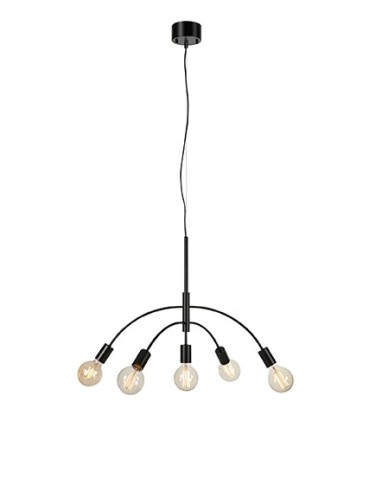Markslojd CYGNUS Pendant 5L Black 5xE27 108286