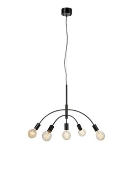 Markslojd CYGNUS Pendant 5L Black 5xE27 108286