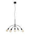 Markslojd CYGNUS Pendant 5L Black 5xE27 108286